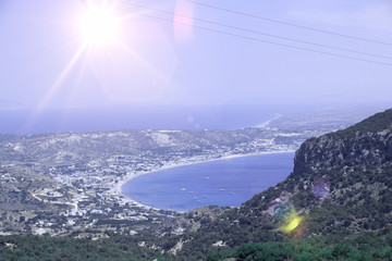 View of Kefalos on Kos island in Greece