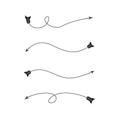 arrows and bows element set