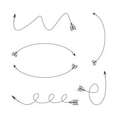 arrows and bows element set