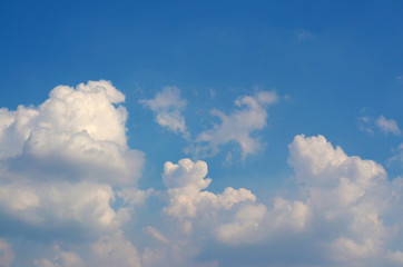 blue sky background with white clouds