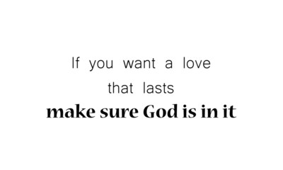 Christian faith, typography for print or use as poster, card, flyer or T shirt