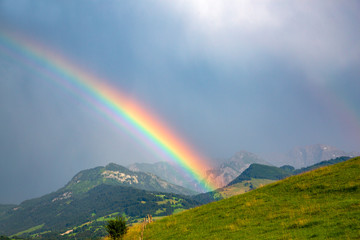 Allgäu - Alpen - Regenbogen - Berge