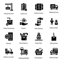 Logistic Glyph Icons 