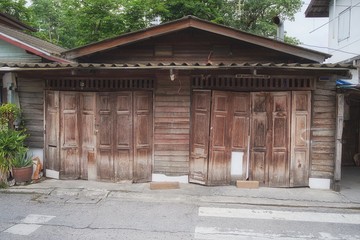 traditional old wooden house