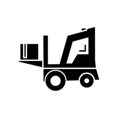 Naklejka premium Lifter icon for your project