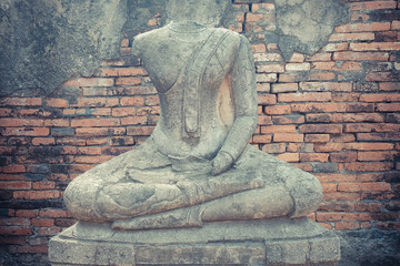 AYUTTHAYA, THAILAND many Tourists from around the world in wat chaiwattanaram, Thailand old capital...