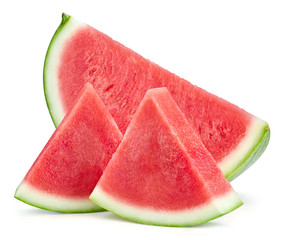 Watermelon slice isolated Clipping Path