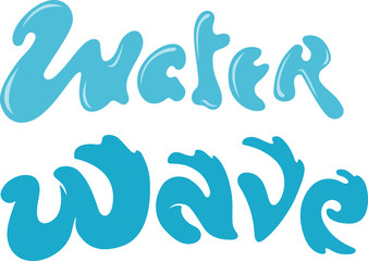 Water Wave Typeface