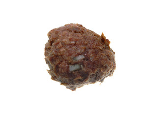 cutlet isolated on white background