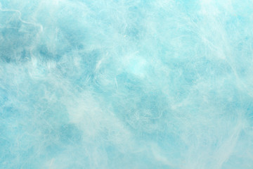 Texture of cotton candy, closeup