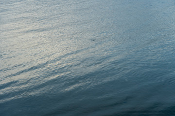 Water surface and warm light.
