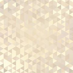 Brilliant pastel texture. Crystal tiles pattern. Bright shimmer caramel color geometric background.