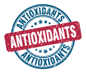 antioxidants stamp. antioxidants round grunge sign. antioxidants