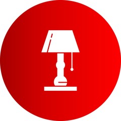 Table lamp icon for your project