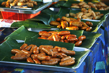 Thai Food. Sausages - Tak