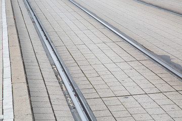 Tram Tracks; Frankfurt