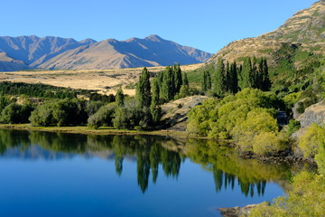 Fototapeta na wymiar Glendu Bay, Lake Wanaka, Otago, New Zealand