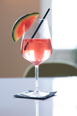 nice Cocktail glasses on a white table