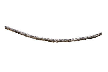 ship rope isolated on white background