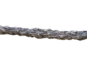 ship rope isolated on white background