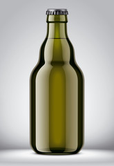 Glass bottle mockup. 