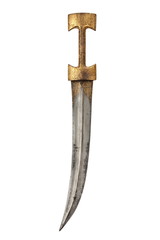 Persian style gold hilted antique dagger