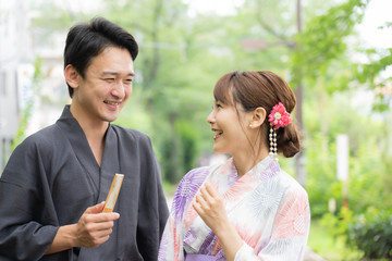 浴衣　祭り