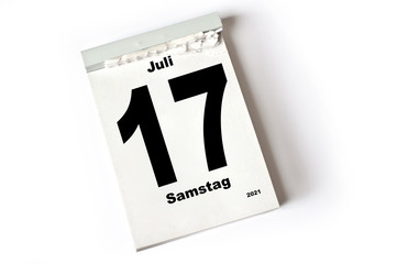 17. Juli 2021