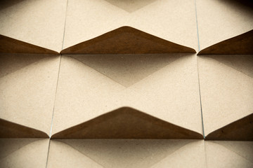 Minimalist Composition white kraft brown paper envelope