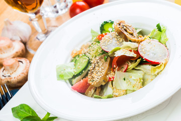 Instagram Vegan Buddha Bowl with Avocado, Mushrooms and Veggies