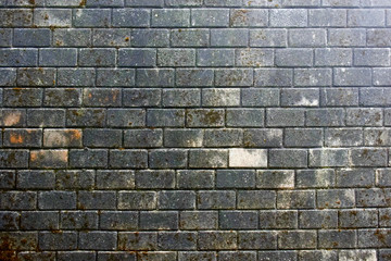 black gray brick wall, brickwork background for design