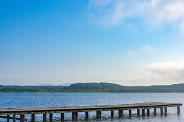 Obraz premium 北海道北部のクッチャロ湖