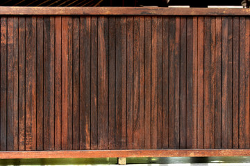 Brown wood plank wall texture background