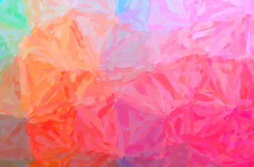 Obraz premium Abstract illustration of red Impressionist Impasto background