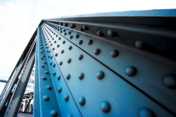 Structural steel bridge 