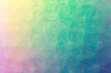 Fototapeta premium Abstract illustration of blue, green, yellow Wax Crayon background