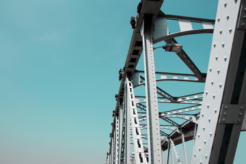 Structural steel bridge 