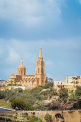 Fototapeta na wymiar Our Lady of Lourdes Chapel, Gozo, Malta.