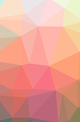 Illustration of abstract Red vertical low poly background. Beautiful polygon design pattern.