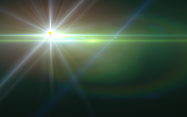 Abstract beautiful backgrounds lens flare lights.Abstract Design natural lens flare in space. Rays background