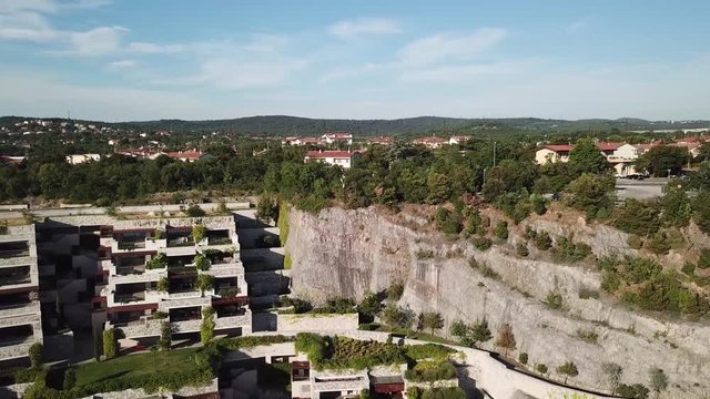 Porto piccolo aerial view