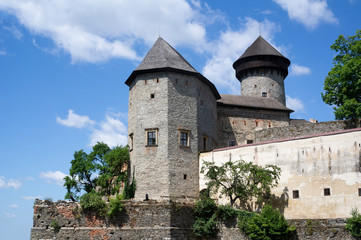 Fototapeta na wymiar Sovinec, Czech Republic / Czechia - historical castle from medieval age