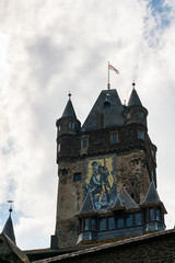 view of Reichsburg Cochem, Burg Cochem