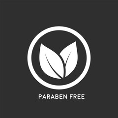 Paraben free icon