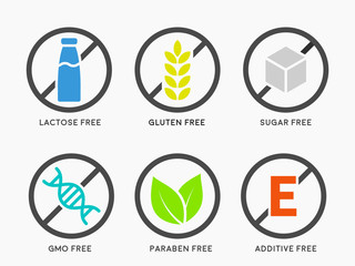 Set of product icons