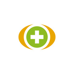 Medical and health care logo design vector template