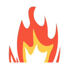 Isolated object of bonfire and light symbol. Collection of bonfire and yellow vector icon for stock.