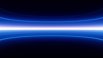 Led Light.  Future tech. Shine dynamic scene. Neon flare. Colorful rays. .Magic moving fast lines. Sparkling studio. Hologram display. Mystic beam. Stylish fantasy space. Bright blurred waves.