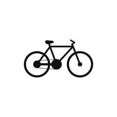 Obraz premium Bicycle logo vector icon illustration design