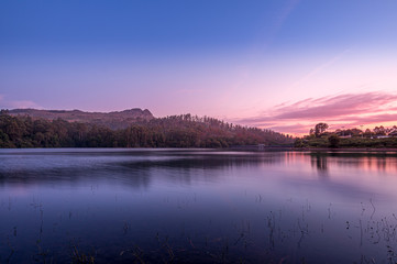 Golden hour at the dam
